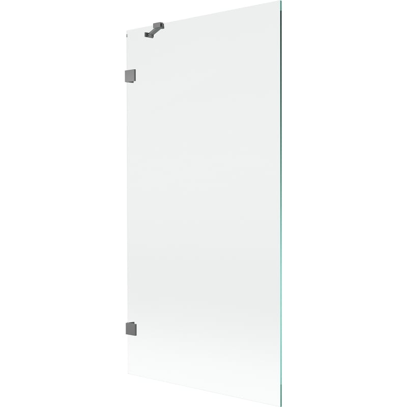 Mexen Lunar vannitoa ekraan 1-poolega 90 x 150 cm, läbipaistev, gun metal - 897-090-000-95-00