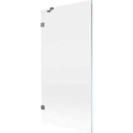 Mexen Lunar parawan nawannowy 1-skrzydłowy 90 x 150 cm, transparent, gun metal - 897-090-000-95-00