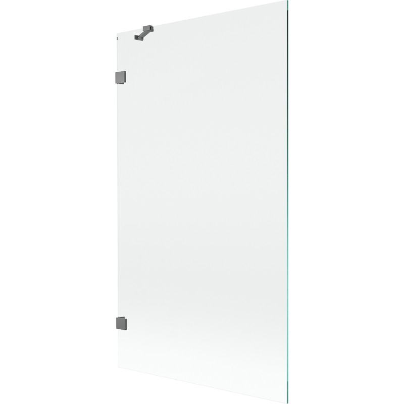 Mexen Lunar vannitamise vahesein, 1 tiib 100 x 150 cm, läbipaistev, gun metal - 897-100-000-95-00