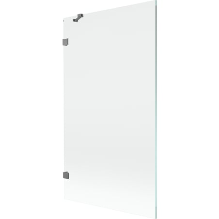 Mexen Lunar 1-winged bath screen 100 x 150 cm, transparent, gun metal - 897-100-000-95-00
