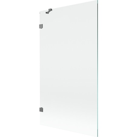 Mexen Lunar vannitamise vahesein, 1 tiib 100 x 150 cm, läbipaistev, gun metal - 897-100-000-95-00