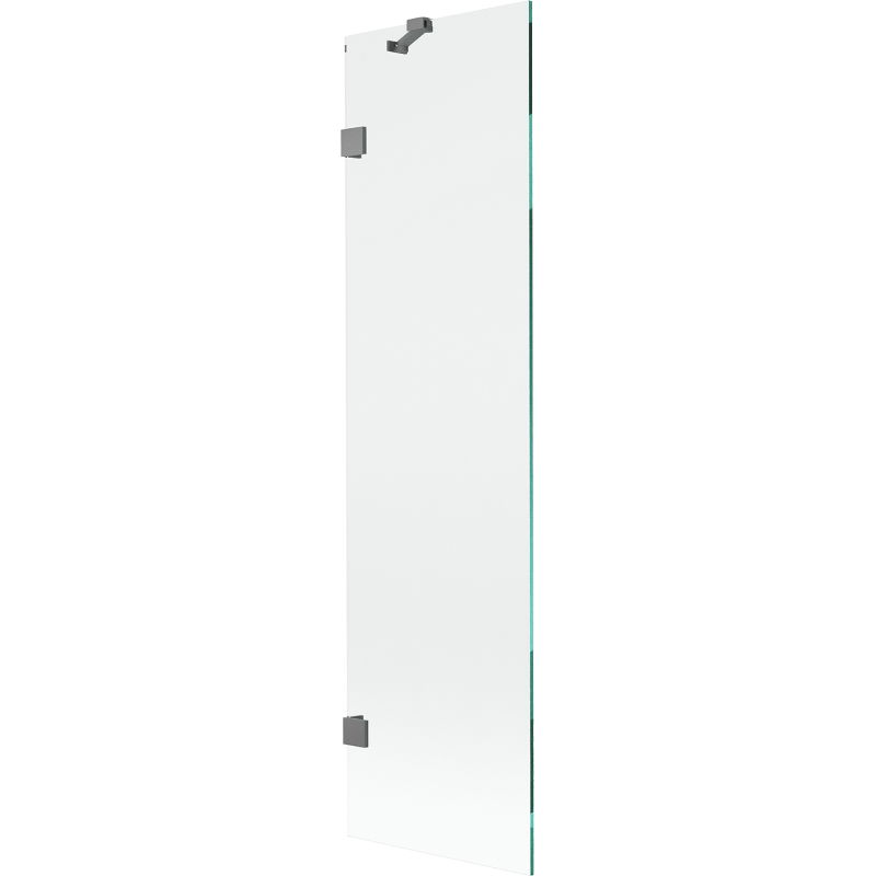 Mexen Lunar badwand met 1 scharnierdeel 50 x 150 cm, transparant, geweer metaal - 897-050-000-95-00