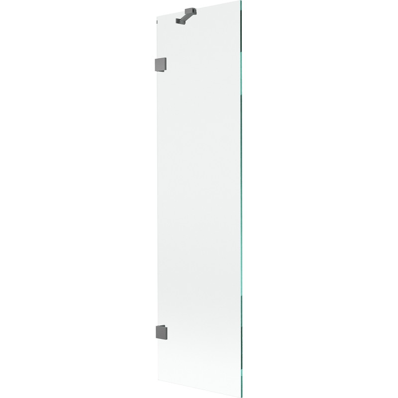 Mexen Lunar paravan za kadu s jednim krilom 50 x 150 cm, proziran, gun metal - 897-050-000-95-00