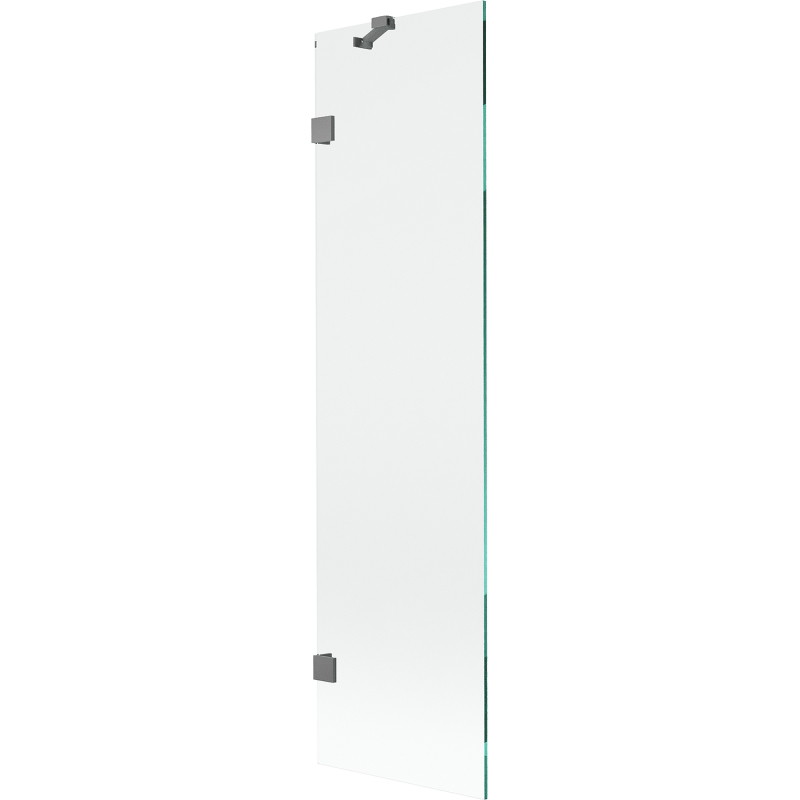 Mexen Lunar parawan nawannowy 1-skrzydłowy 50 x 150 cm, transparent, gun metal - 897-050-000-95-00