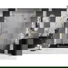 Mexen Lunar draaideur douche rechts 150 cm, transparant, goud - 834S-150-050-50-00-P