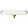 Mexen D-49 Regendusche 25x29 cm, weiß/gold - 79749-25