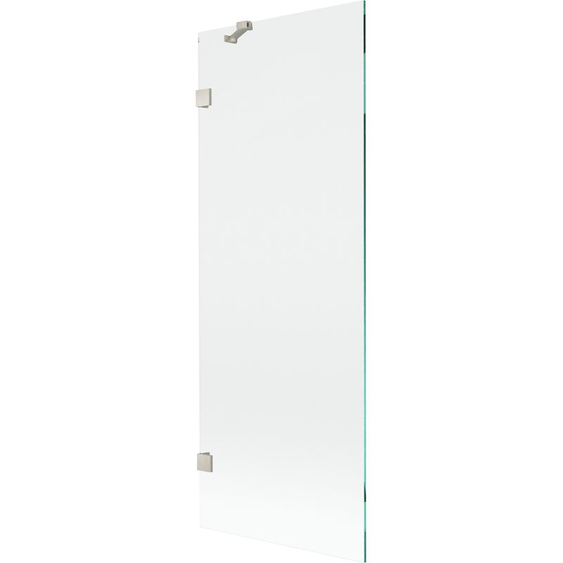 Mexen Lunar paroi de baignoire à 1 panneau 70 x 150 cm, transparent, nickel brossé - 897-070-000-97-00