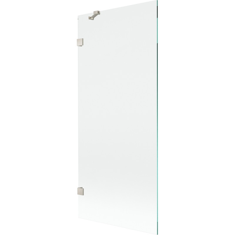 Mexen Lunar paravan za kadu s jednim krilom 80 x 150 cm, proziran, brušeni nikal - 897-080-000-97-00