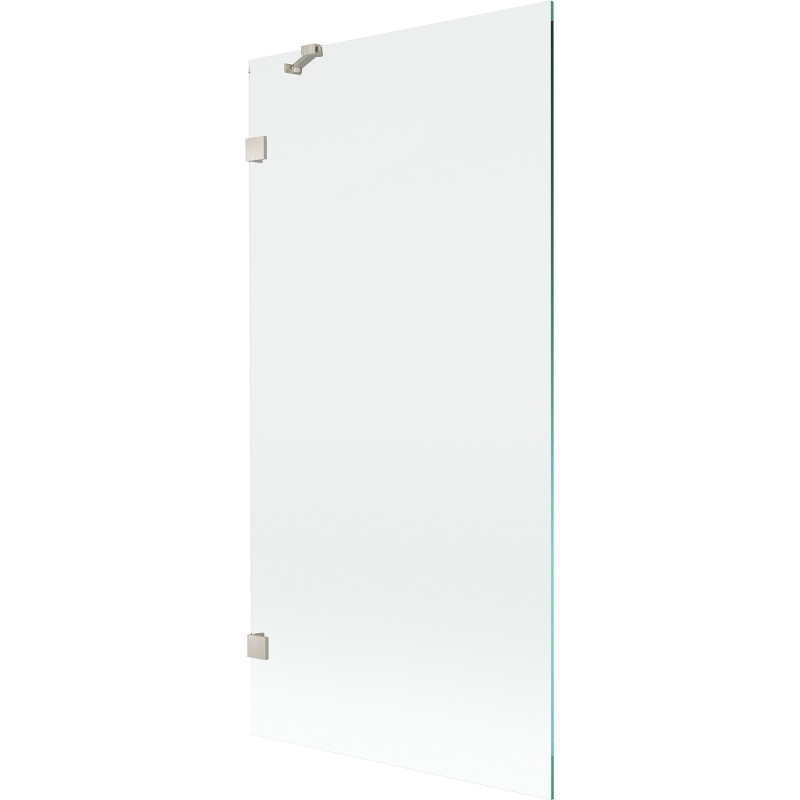 Mexen Lunar vannivahe sein, 1-osaline 90 x 150 cm, läbipaistev, harjatud nikkel - 897-090-000-97-00