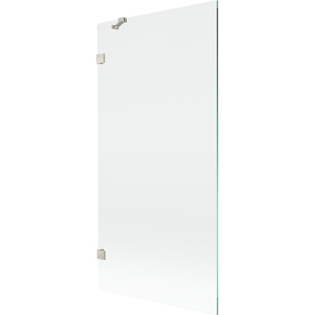 Mexen Lunar vannivahe sein, 1-osaline 90 x 150 cm, läbipaistev, harjatud nikkel - 897-090-000-97-00