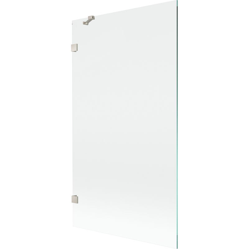 Mexen Lunar Duschabtrennung 1-flügelig 100 x 150 cm, transparent, gebürsteter Nickel - 897-100-000-97-00