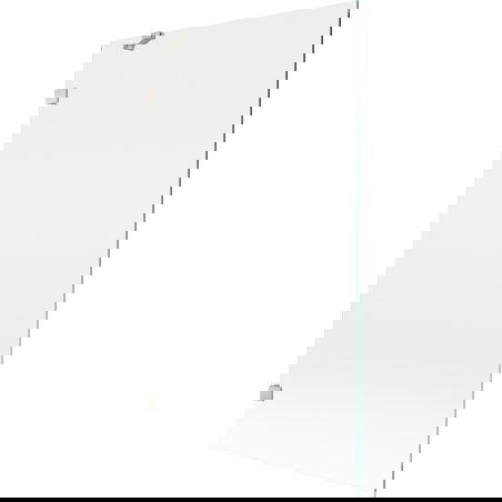 Mexen Lunar douchewand 1-deurs 100 x 150 cm, transparant, geborsteld nikkel - 897-100-000-97-00