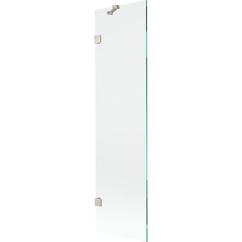 Mexen Lunar single-panel bath screen 50 x 150 cm, transparent, brushed nickel - 897-050-000-97-00