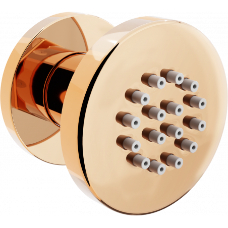 Mexen wall-mounted side nozzle, rose gold - 79361-60