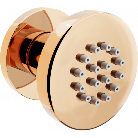 Mexen zijwand sproeikop opbouw, roze goud - 79361-60