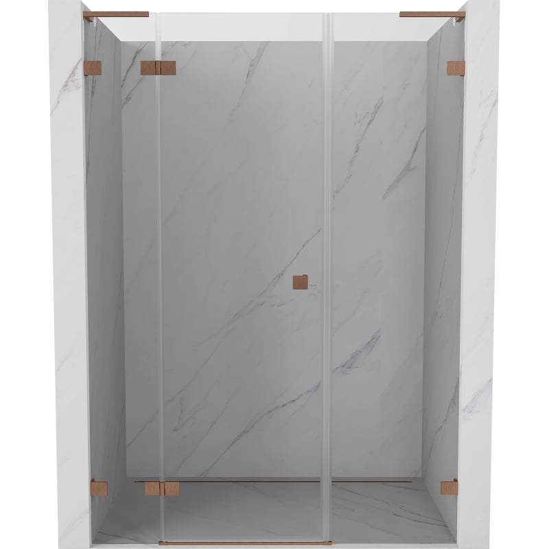 Mexen Lunar L vasak pöörduksed 145 cm, läbipaistev, harjatud vask - 834SL-145-050-65-00-L