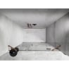 Mexen Lunar drzwi prysznicowe uchylne prawe 145 cm, transparent, miedź szczotkowana - 834S-145-050-65-00-P