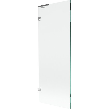Mexen Lunar L Jednodijelna paravana za kadu, 70 x 150 cm, prozirna, krom - 897L-070-000-01-00