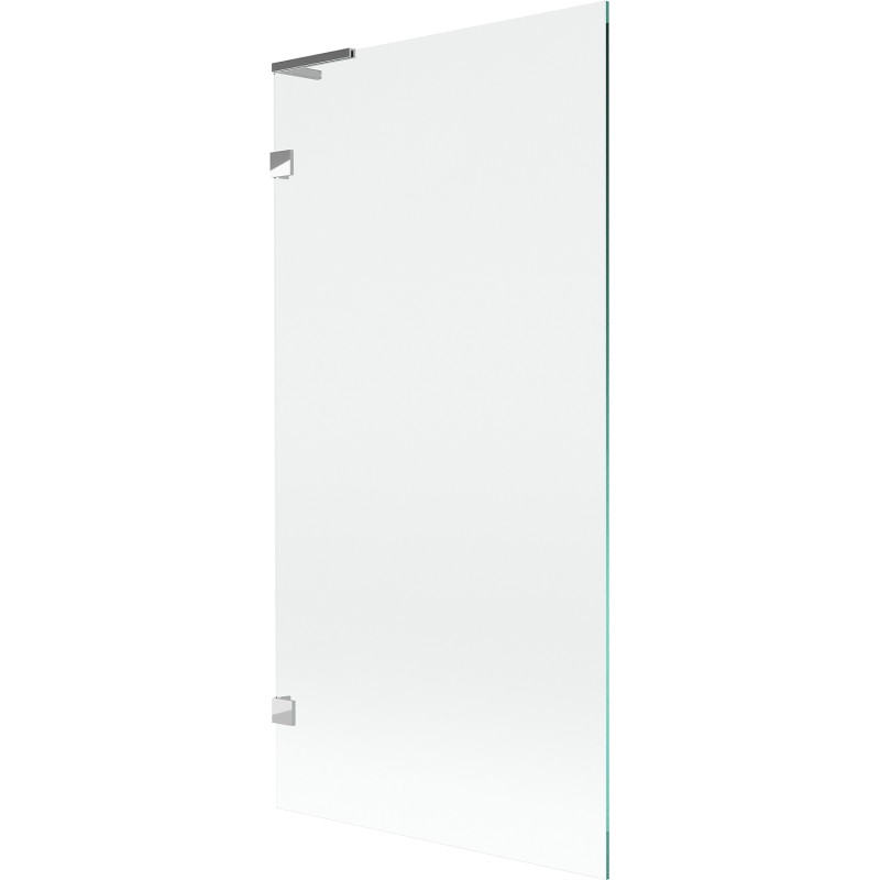 Mexen Lunar L vanninurg paravana, ühekordne, 90 x 150 cm, läbipaistev, kroom - 897L-090-000-01-00
