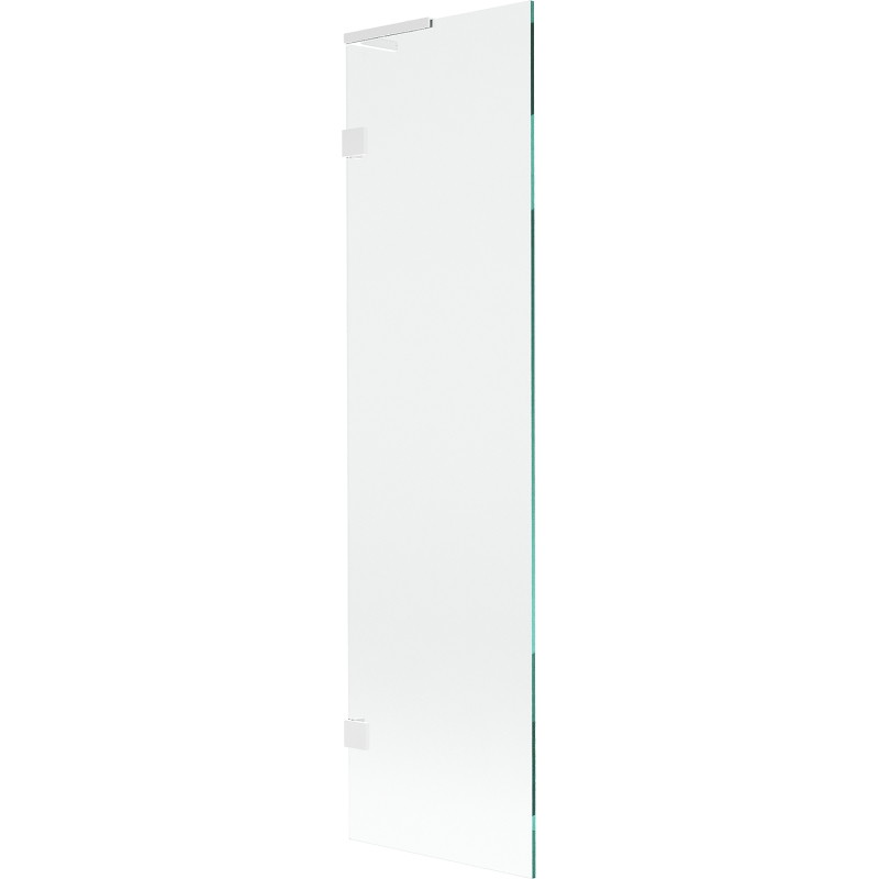 Mexen Lunar L paravan za kadu s jednim krilom 50 x 150 cm, proziran, bijeli - 897L-050-000-20-00