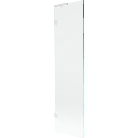 Mexen Lunar L vannitoa paravan 1-uksega 50 x 150 cm, läbipaistev, valge - 897L-050-000-20-00