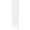 Mexen Lunar L vannitoa paravan 1-uksega 50 x 150 cm, läbipaistev, valge - 897L-050-000-20-00