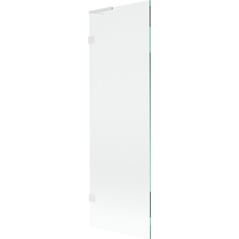 Mexen Lunar L paravan za kadu s jednim krilom 60 x 150 cm, proziran, bijeli - 897L-060-000-20-00