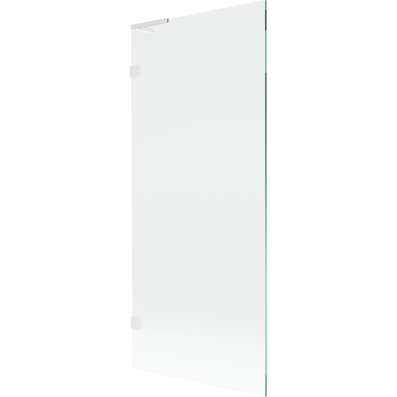 Mexen Lunar L Badewannenabtrennung 1-flügelig 80 x 150 cm, transparent, weiß - 897L-080-000-20-00