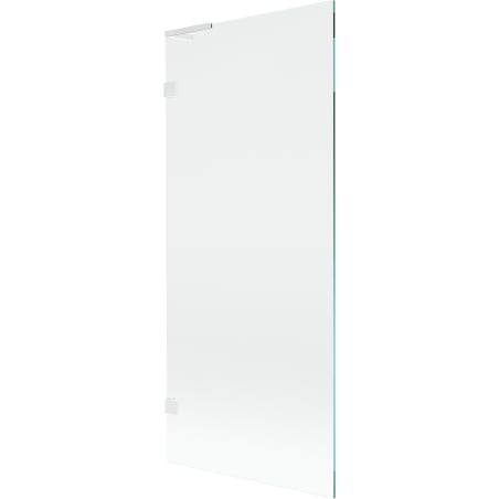 Mexen Lunar L Badewannenabtrennung 1-flügelig 80 x 150 cm, transparent, weiß - 897L-080-000-20-00
