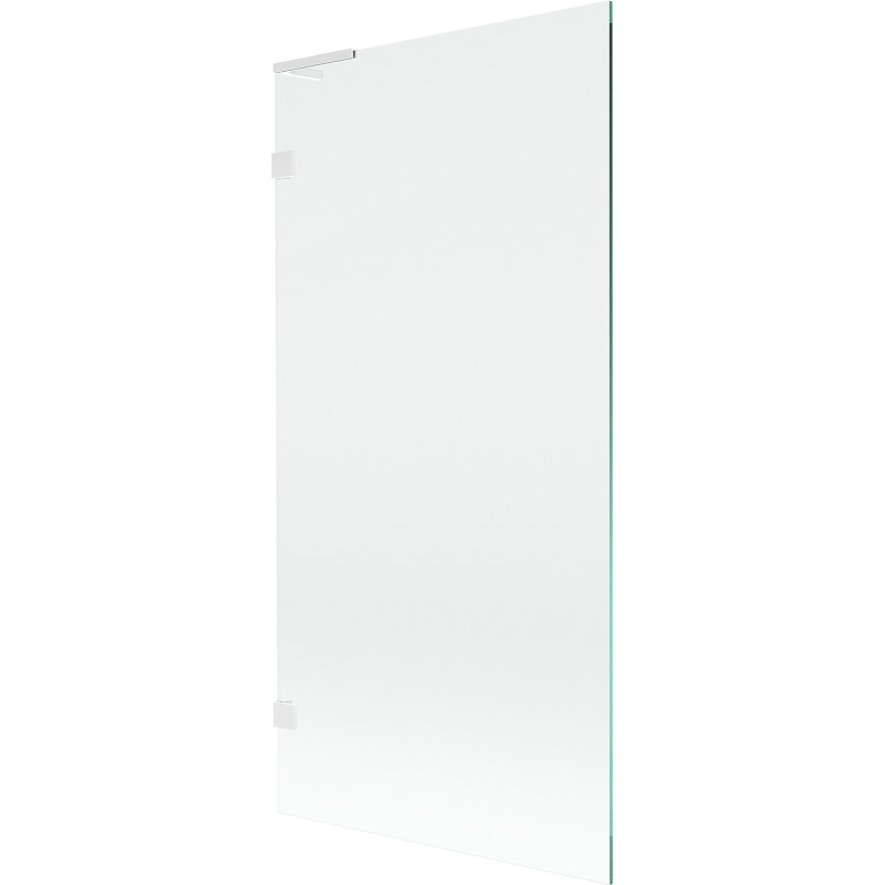 Mexen Lunar L parawan nawannowy 1-skrzydłowy 90 x 150 cm, transparent, biały - 897L-090-000-20-00