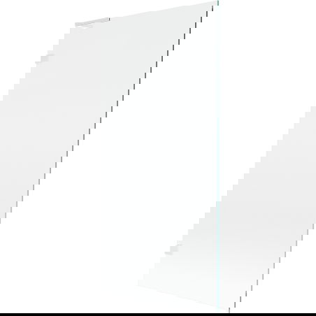 Mexen Lunar L badwand 1-vleugelig 90 x 150 cm, transparant, wit - 897L-090-000-20-00