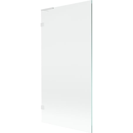 Mexen Lunar L Bath Screen Single-Panel 90 x 150 cm, Transparent, White - 897L-090-000-20-00