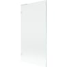 Mexen Lunar L Bath Screen Single-Panel 90 x 150 cm, Transparent, White - 897L-090-000-20-00