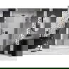 Mexen Lunar Duschdrehtür rechts 160 cm, transparent, gebürstet in Gun Gray - 834S-160-050-66-00-P