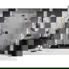 Mexen Lunar Duschdrehtür rechts 160 cm, transparent, gebürstet in Gun Gray - 834S-160-050-66-00-P