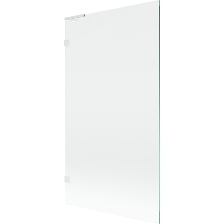 Mexen Lunar L parawan nawannowy 1-skrzydłowy 100 x 150 cm, transparent, biały - 897L-100-000-20-00