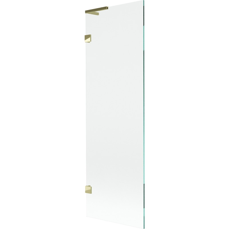 Mexen Lunar L paravan za kadu s jednim krilom 60 x 150 cm, proziran, zlatni - 897L-060-000-50-00