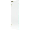 Mexen Lunar L vanniparavan, 1-leheline, 60 x 150 cm, läbipaistev, kuldne - 897L-060-000-50-00