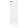 Mexen Lunar L vannitoasirm 1-ukseline 70 x 150 cm, läbipaistev, kuldne - 897L-070-000-50-00