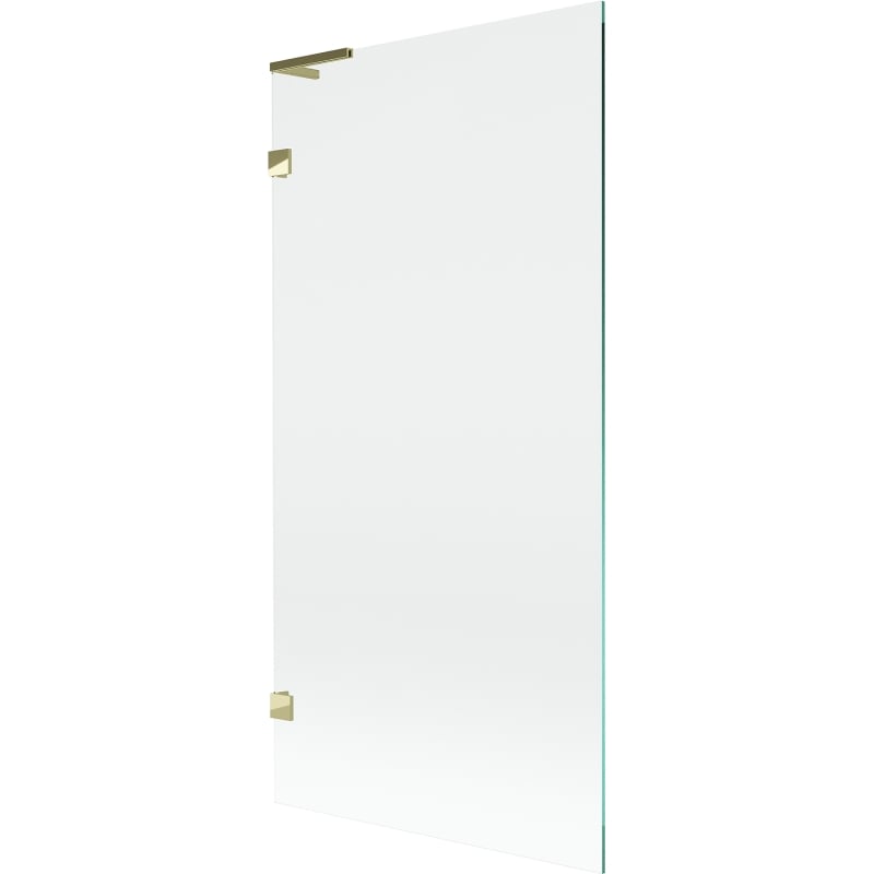 Mexen Lunar L mampara de baño de 1 hoja 90 x 150 cm, transparente, dorado - 897L-090-000-50-00