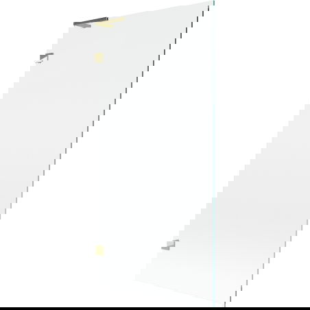 Mexen Lunar L διαχωριστικό μπάνιου 1-πτερυγίου 90 x 150 cm, διαφανές, χρυσό