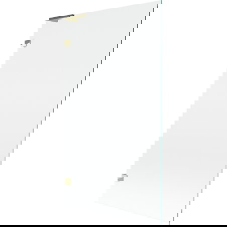 Mexen Lunar L παραβάν μπανιέρας 1-φυλλα 100 x 150 cm, διάφανο, χρυσό - 897L-100-000-50-00