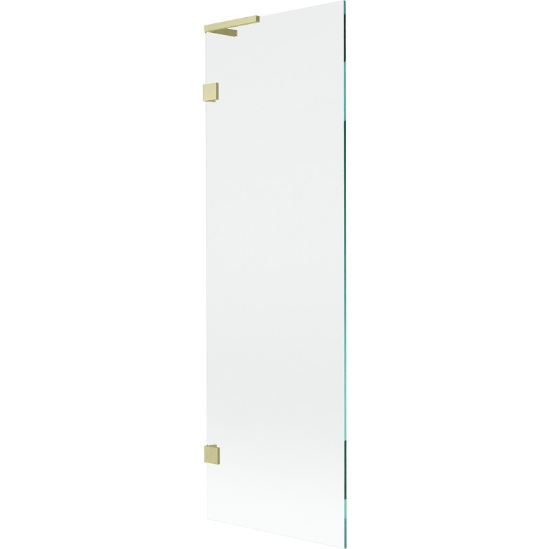 Mexen Lunar L vannikaitse, 1-paneeliline 60 x 150 cm, läbipaistev, kuldne harjatud - 897L-060-000-55-00