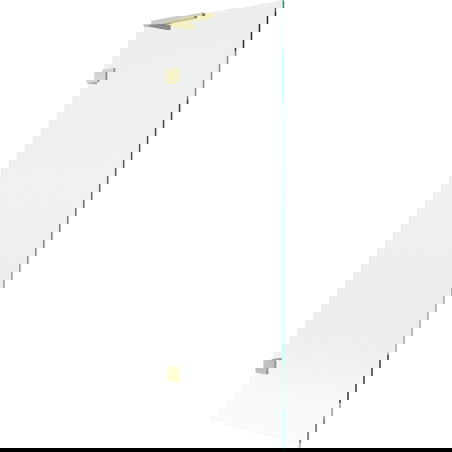 Mexen Lunar L 1-Flilleger Duschwand 60 x 150 cm, transparent, gebast zum gold - 897L-060-000-55-00