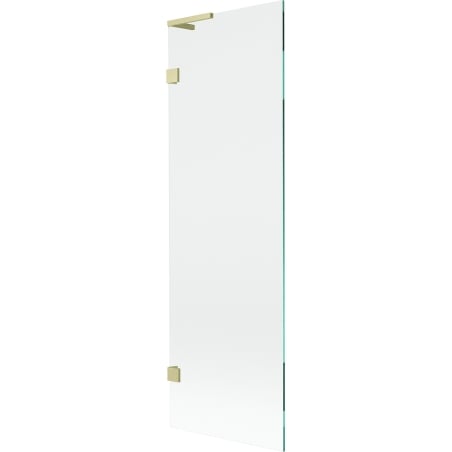Mexen Lunar L paroi de baignoire à 1 panneau 60 x 150 cm, transparent, or brossé - 897L-060-000-55-00