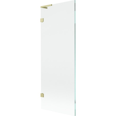 Mexen Lunar L paravan za kadu s jednim krilom 70 x 150 cm, proziran, zlatno brušen - 897L-070-000-55-00