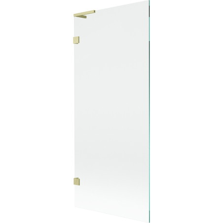 Mexen Lunar L vannisirm 1-tiivaga 80 x 150 cm, läbipaistev, kuldne harjatud - 897L-080-000-55-00