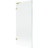 Mexen Lunar L vannisirm 1-tiivaga 80 x 150 cm, läbipaistev, kuldne harjatud - 897L-080-000-55-00