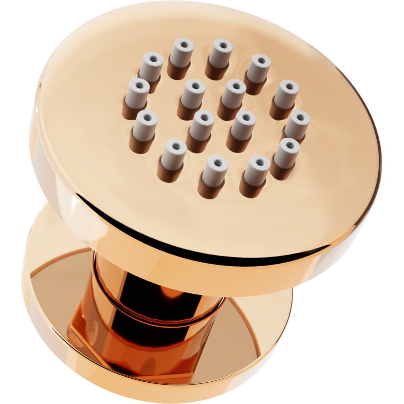 Mexen Kai bočna nadžbukna mlaznica, ružičasto zlato - 79361-60