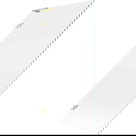 Mexen Lunar L παραβάν μπάνιου 1 φύλλου 90 x 150 cm, διαφανές, χρυσό βουρτσισμένο